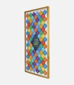 Asma-ul-Husna | 99 Names of Allah | Portrait wall hanging hook. - Image 2