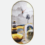 Acrylic Clock Serenity, Elegent Modern Decorative Wall Art for Home & Office