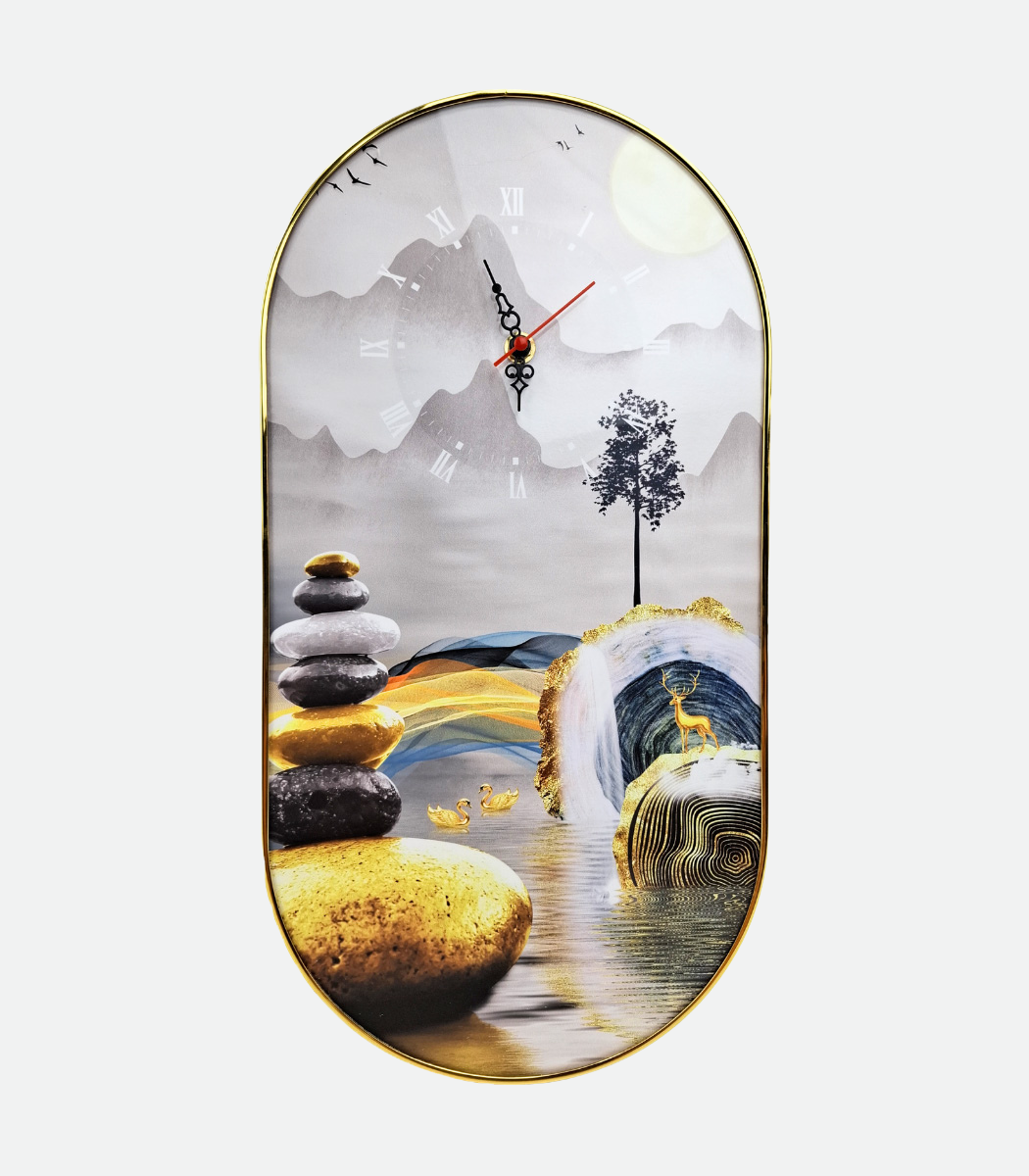 45 Acrylic Clock Serenity, Elegent Modern Decorative Wall Art for Home & Office - Image 1