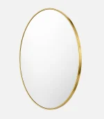 Fluid Mirror 15' Crystal Round Bathroom Mirror for Over Sink, Decorative Circle Mirrors for Living Room, Bedroom. - Image 2