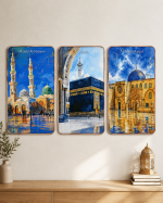 3 in 1 combo | Kaaba | Masjid an-Nabawi | Al-Aqsa - Image 2