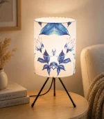 Nordic LED Table Lamp | USB Powered | White Bedside Night Light | Metal Stand | Bedroom & Kids Room Decor - Image 4